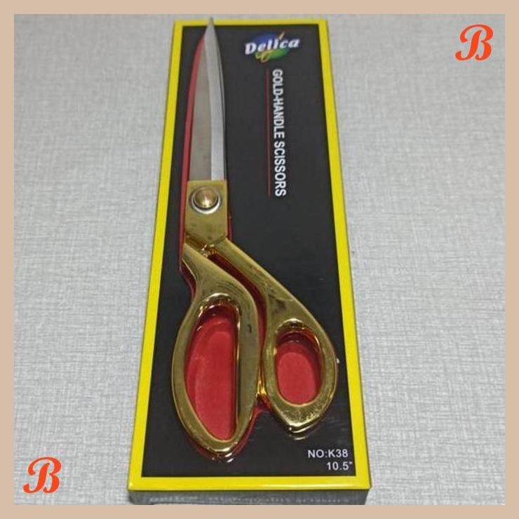

| MJH | GUNTING KAIN DELICIA K38 PEGANGAN EMAS