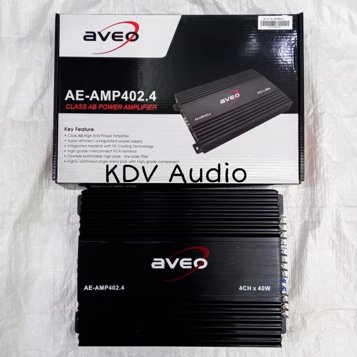 POWER AVEO 4 CHANNEL AE-AMP402.4 / POWER AMPLIFIER AUDIO MOBIL