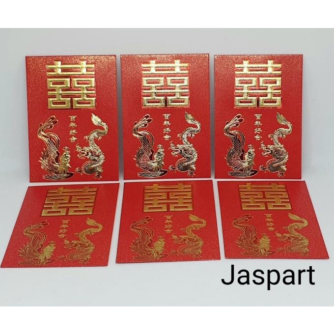 

[IMLEK] ANGPAO WEDDING PREMIUM KOTAK MIKA HONGBAO NIKAHAN ANGPAU SANGJIT MERAH TERLARIS