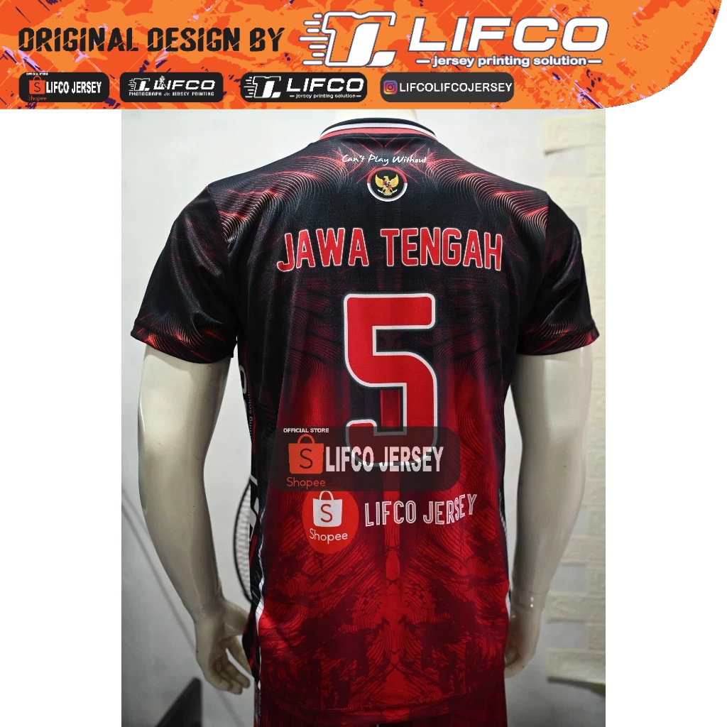 [SPORTY GUY] JERSEY LIFCO ORIGINAL BULAN KEMERDEKAAN NUSANTARA SERIES -Jawa Tengah-2