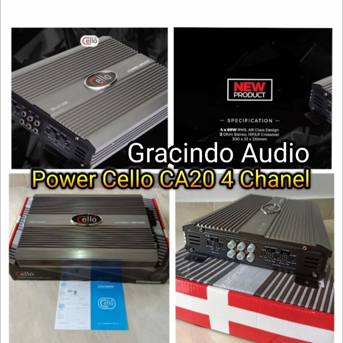 POWER AMPLIFIER CELLO CA20 4 CHANEL 4X60WATT HIGH PERFORMANCE ORIGINAL