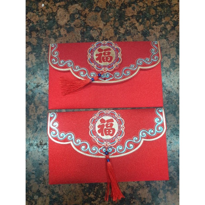 

New! ANGPAO IMLEK NETRAL FUK FU HONGBAO FU KOTAK MIKA ISI 2 LEMBAR kyj Limited