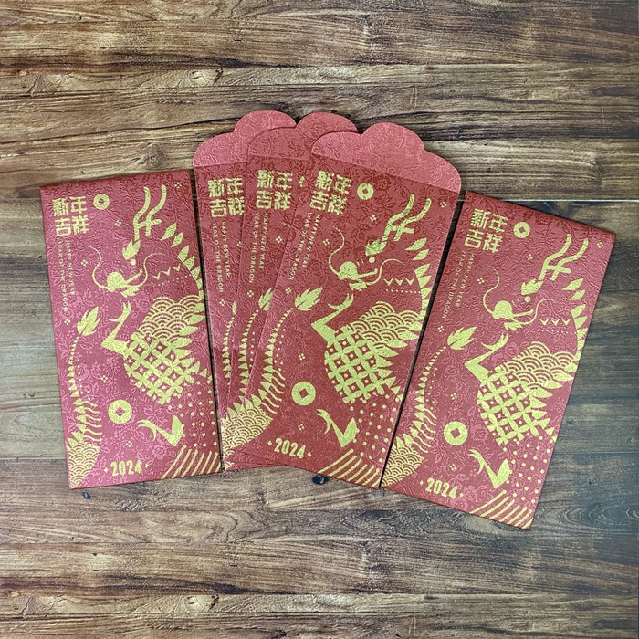 

New! ANGPAO IMLEK PREMIUM ANGPAU 6 Pcs - Merah Limited