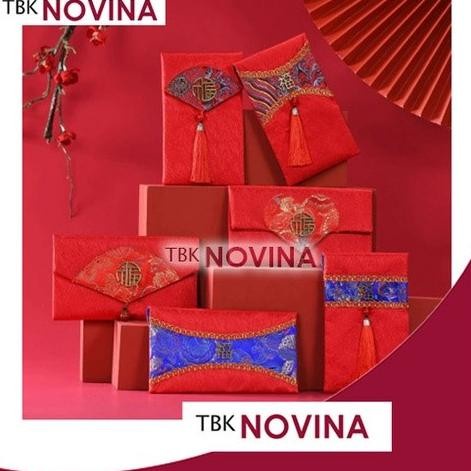 

New! VY538 ANGPAO IMLEK DOMPET KAIN PREMIUM RED POCKET CHINESE NEW YEAR ANG Limited