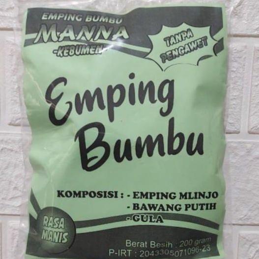 

READY STOCK EMPING BELINJO BUMBU MEREK MANNA KHAS KEBUMEN-200G !!!!!