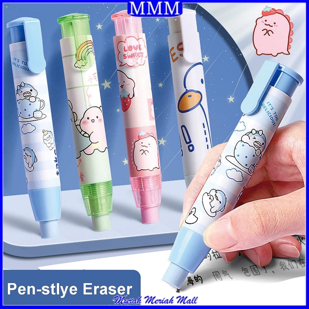 

MMM Penghapus Pensil Mekanik Karakter Lucu Mechanical Eraser Cute Hapusan Eraser Lipstik Retractable Eraser Korean Style Penghapus Pencil
