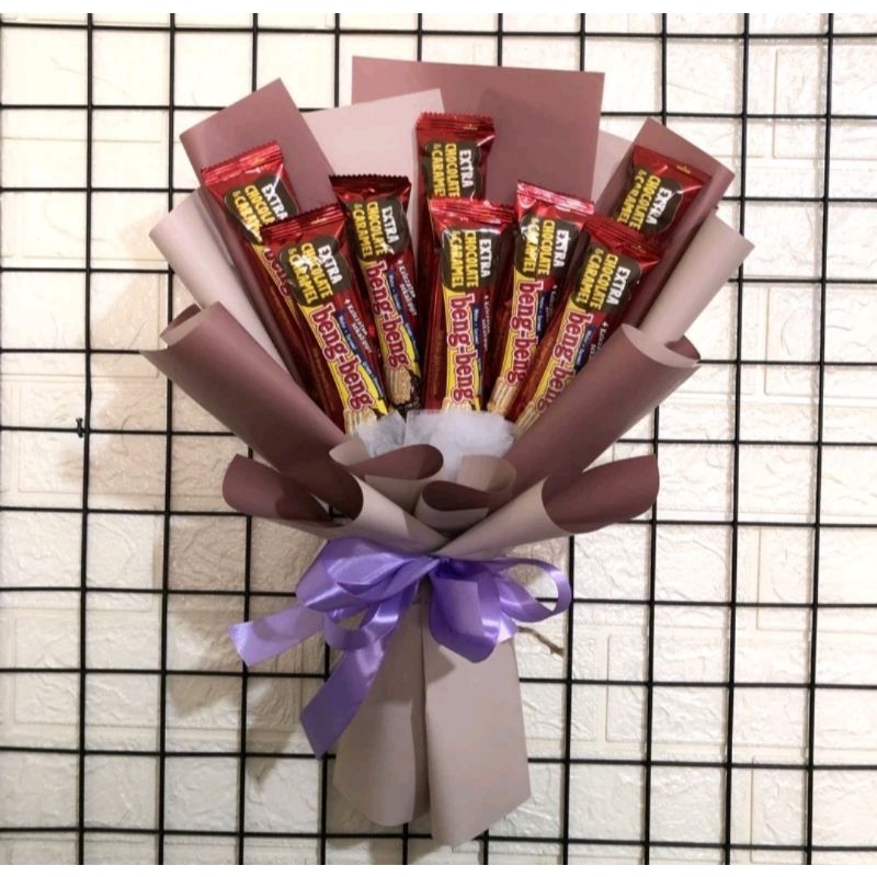 

Buket Snack bisa request isian// buket wisuda// buket valentine