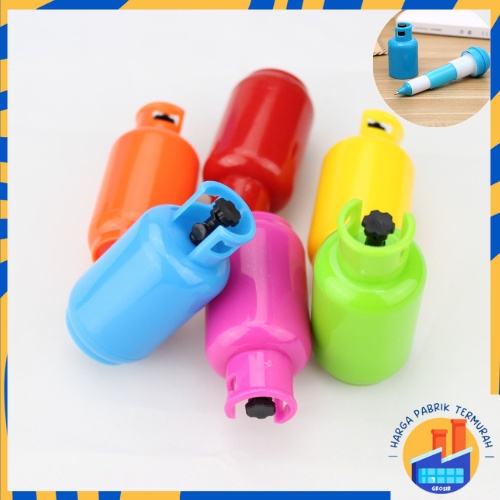 

HPT Pulpen Capsul Motif Tabung Gas Alat Tulis Sekolah Kantor Gas Cylinder Bolpoint Perlengkapan Menulis Anak Pen Motif Unik Untuk Souvenir Pernikahan Cendera Mata Murah Pena Lucu Bentuk Tabung Gas Bullet Tip 0.5mm