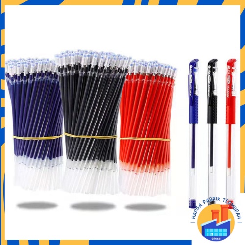 

HPT Refill Tinta Pulpen Gel Isi 5Pcs Tinta Pena cair Isi Ulang 0.5mm Tinta Pulpen Warna Biru Hitam Merah Isi Ulang Pulpen Gel Murah 5 Pcs