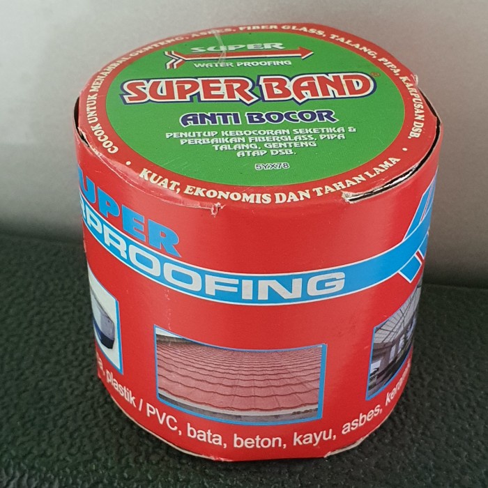 Lem seng Talang Atap Asbes 1 meter Super Brand / Lem Anti bocor