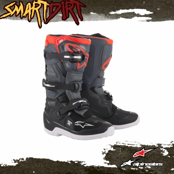 NEW SEPATU CROSS ANAK ALPINESTAR TECH 7S SEPATU BALAP ANAK ALPINESTAR ORIGINAL TERBARU