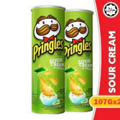 

READY STOCK (BUNDLE 2 PCS) PRINGLES 107GR ALL VARIANT + FREE BUBBLE WARP !!!!!