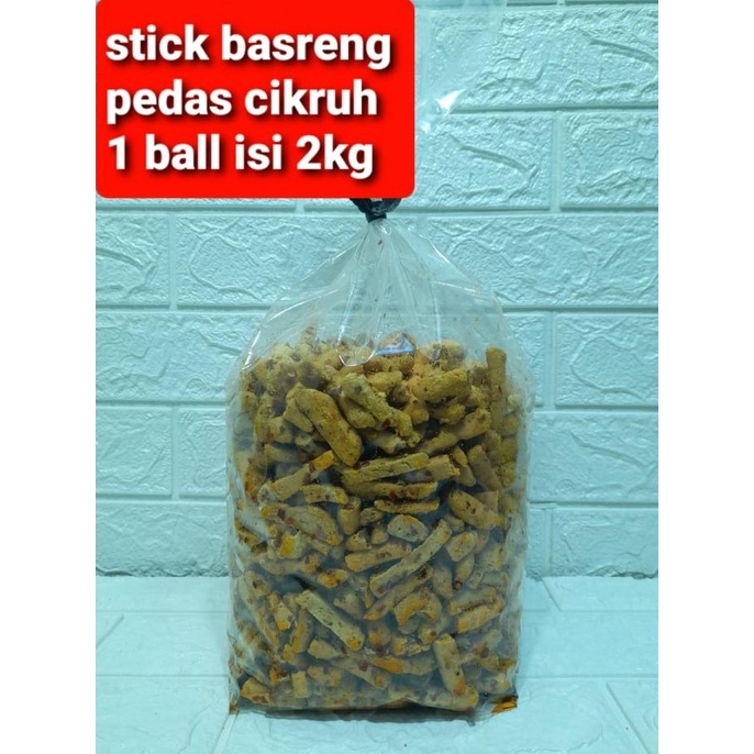 

BIG SALE STIK BASRENG PEDAS CIKRUH SI TILEUNG 1 BALL ISI 2KG/BASRENG BUMBU !!!!!