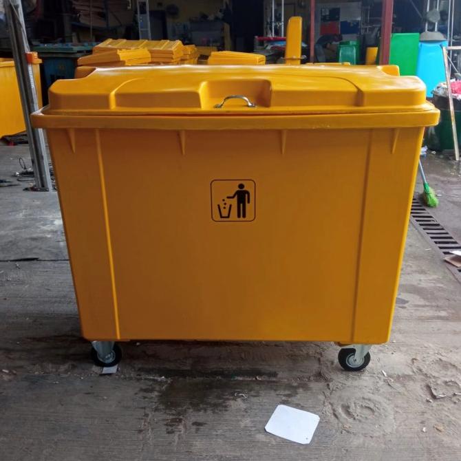 Tempat / Bak Sampah Besar + Roda Uk 660 Ltr