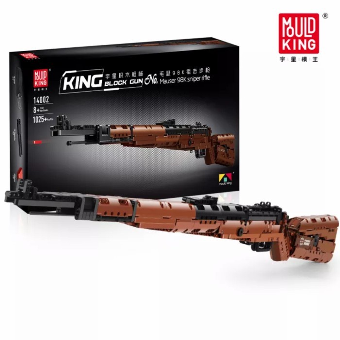 Brick Mould King 14002 Mauser 98K Sniper Rifle Gun Building Block Toy