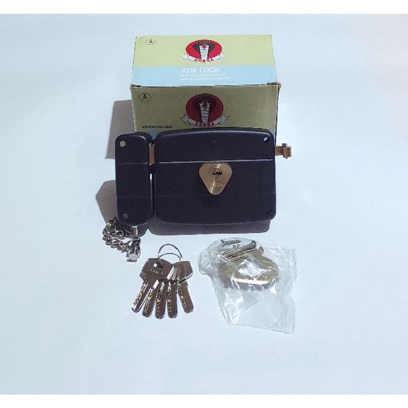 [AESTETHIC COLLECTION] kunci pintu otomatis / kunci pintu gerbang otomatis hitam cobra