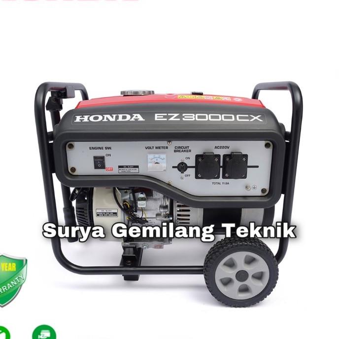 Mesin Genset Honda Ez 3000 Cx Generator Bensin 2500Watt Ez3000 Cx