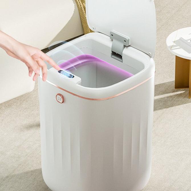 Tempat Sampah Induksi Kapasitas Besar Tempat Sampah Sensor Otomatis,
