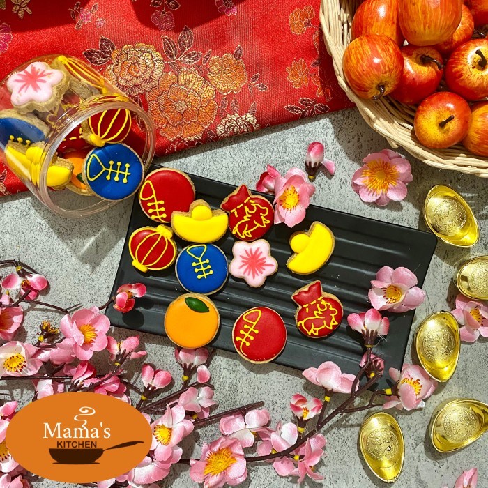 

New! TermuraH yuk!! butter cookies icing kukis hias imlek sincia cny Limited
