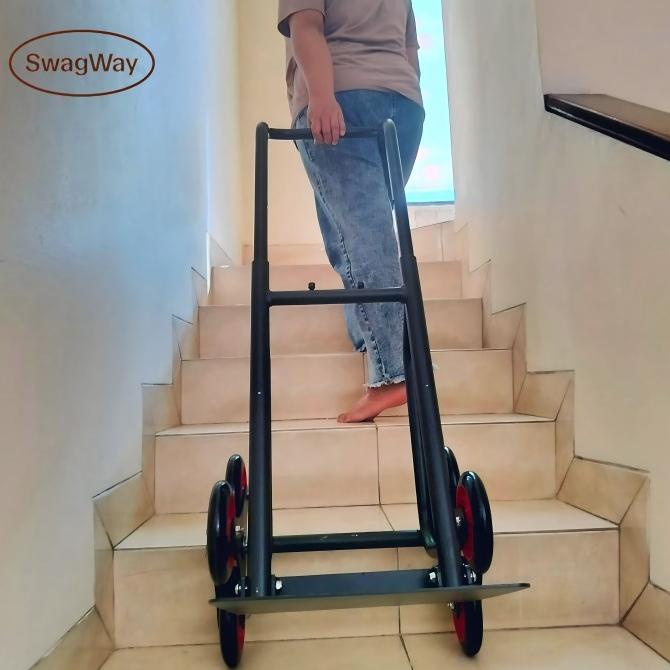 Trolley Troli Tangga Alat Bantu Angkut Barang Berat Barang Besar