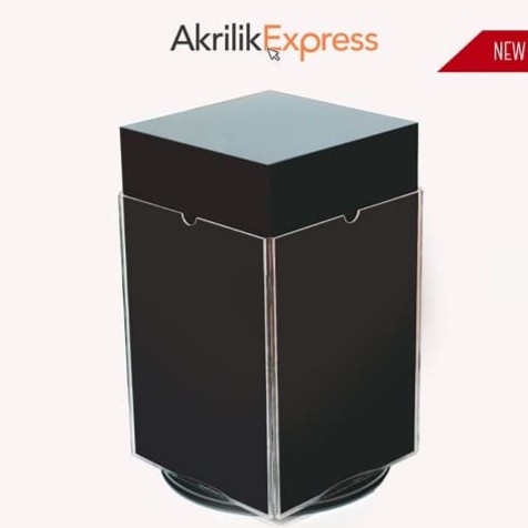 

Tempat brosur A4/ Display brosur akrilik / Display brosur putar