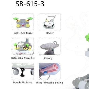 Baby Walker Spacebaby SB 615-3 Space baby 615-3