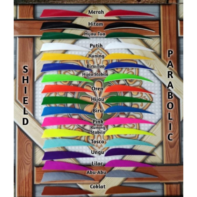 VANES KALKUN IMPORT 3 INCH DAN 4" / BULU KALKUN