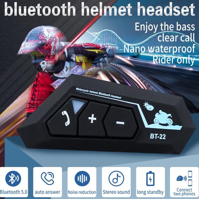 BT22 HELM BLUETOOTH HEADSET HELM INTERKOM BLUETOOTH HEADSET TEM