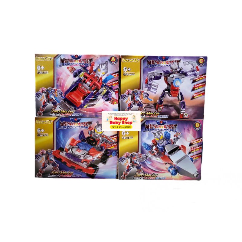 Mainan Brick Blocks Mecha Secret Ultraman