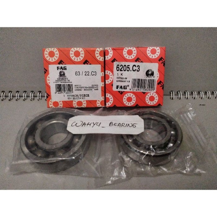 Terbaru As R Set Fag C3 63 22 Set Rr Bearing Kruk Germany C3 6205 Ninja Promo Terlaris