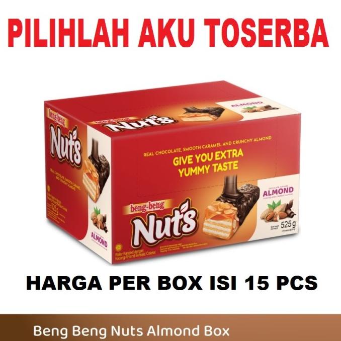 

Beng Beng Nuts Almond Chocolate Isi 15Pcs @ 35Gr - ( Harga Per Box )