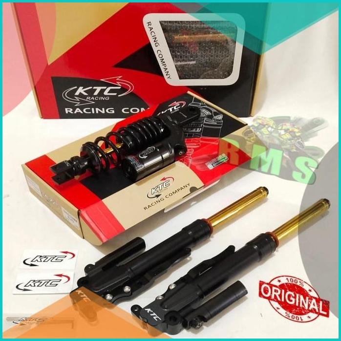 New Produk KTC Shock Ktc Evo + Shock depan usd Scoopy Vario Beat Black