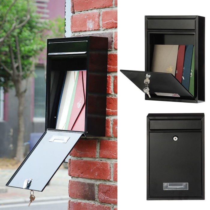 Kotak Surat - Kotak Pos Tempel Dinding Tersebut Villa Kotak Surat Besar Dapat