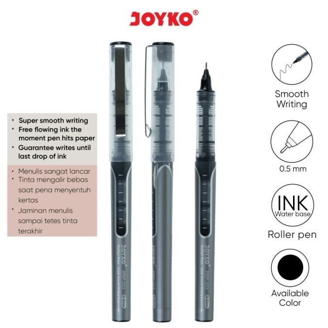 

Roller Pen Pulpen Rol Joyko RRP-323 0.5 mm 1 Box 12 Pcs