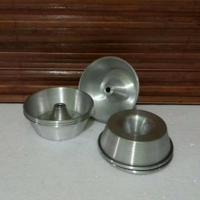 12 pcs cetakan loyang kue bolu tulban pulde mini donat 8 cm / chiffon