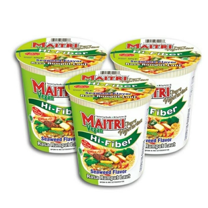 populer] Mie maitri vegetarian instan cup