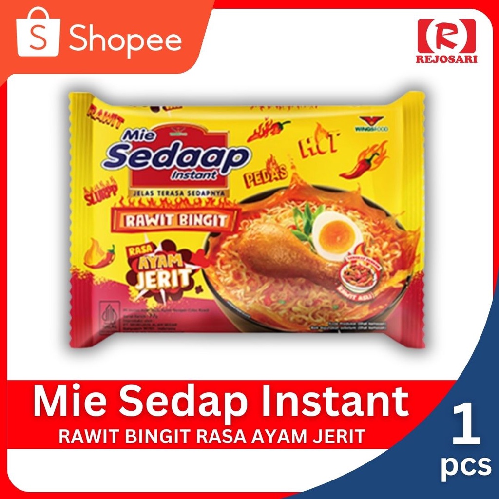 

Mie Instan Kuah Sedaap Rasa Jerit Rawit Bingit