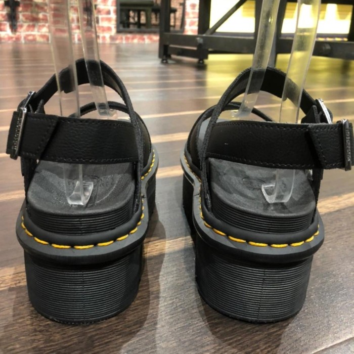 Sandal Wanita Kulit Dr. Martens Voss Women'S Sandals Original