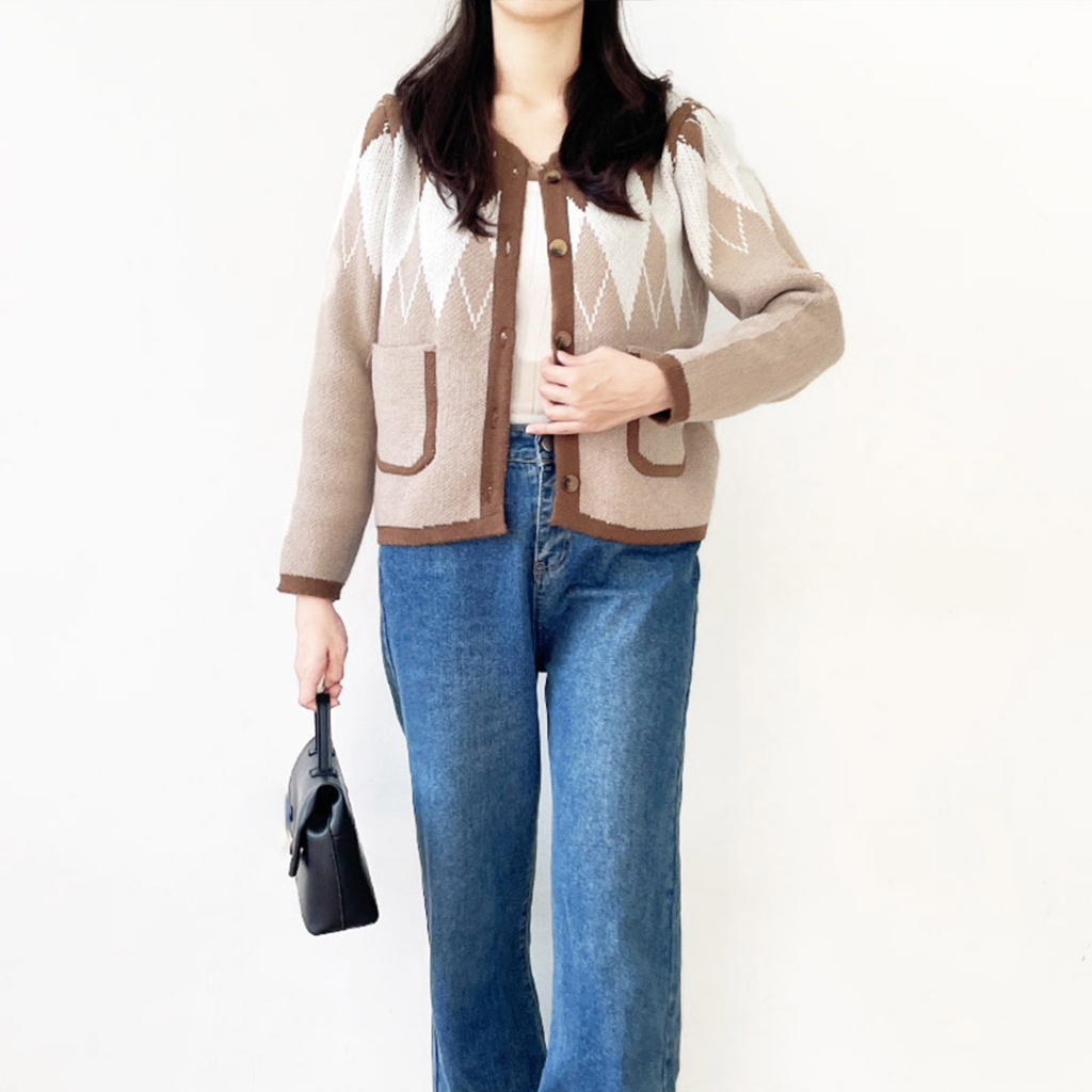 [AMAZED PEOPLE] Her Goods Store AB718 Korean Outer/Outerwear/Cardigan/Kardigan/Kardiga