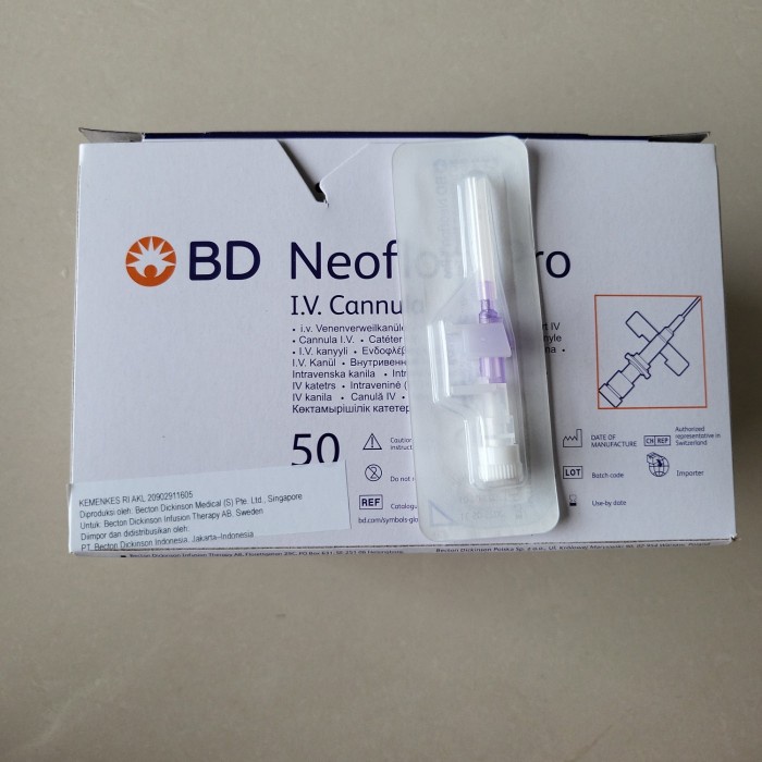 READY Neoflon 26GA 0.6 x 19mm / Neoflon 26G BD / Venflon BD