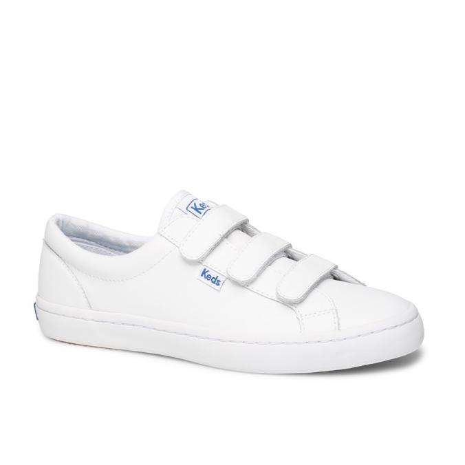 Keds Sepatu Wanita Tiebreak Leather White WH57616
