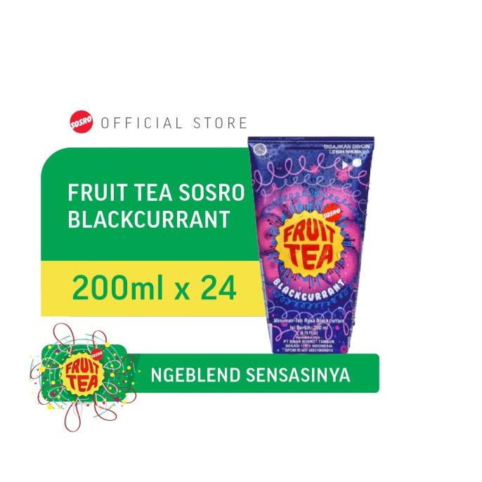 

Kekinian - Fruit Tea Sosro BlackCurrant Genggam 200ml isi 24 pcs ..