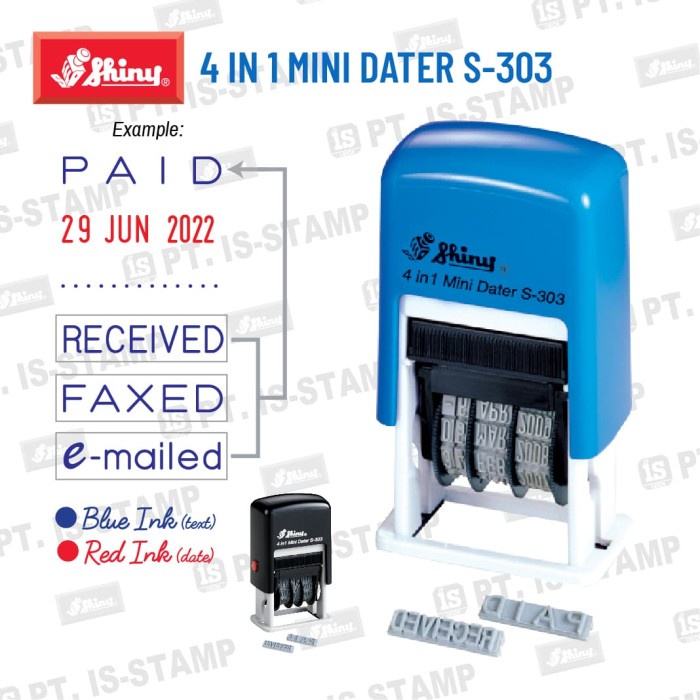 

Shiny 4 in 1 Mini Dater S-303