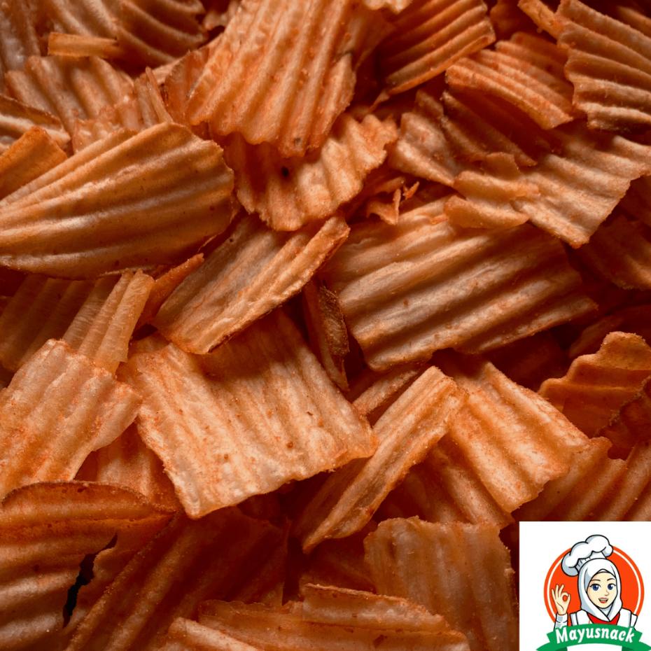 

Keripik Singkong Balado Pedas Manis 1Kg Sna Kiloan Celan Calan Makanan Ringan Jajanan Jadul