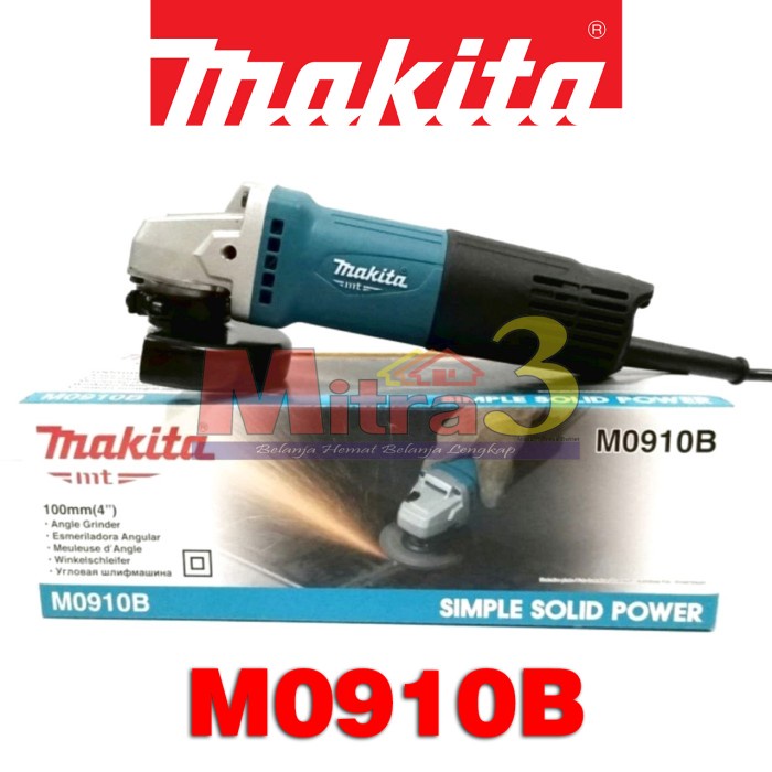 *:*:*:*:*] Mesin Gerinda Tangan MAKITA M0910B Original / Gurinda 4" M 0910 B