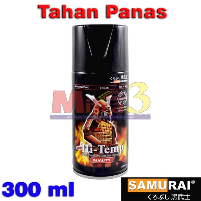 >*>*>*>*] SAMURAI Spray Paint HI-TEMP / Cat Semprot Pilox Pilok Tahan Panas