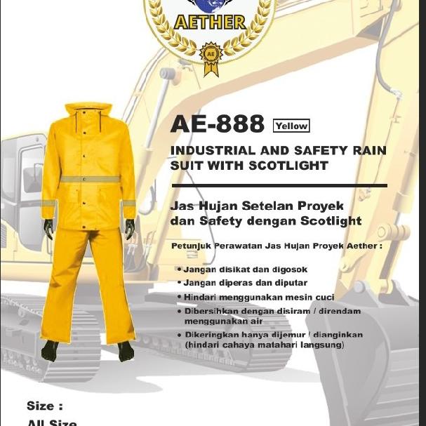 Jas Hujan Stelan Proyek Aether