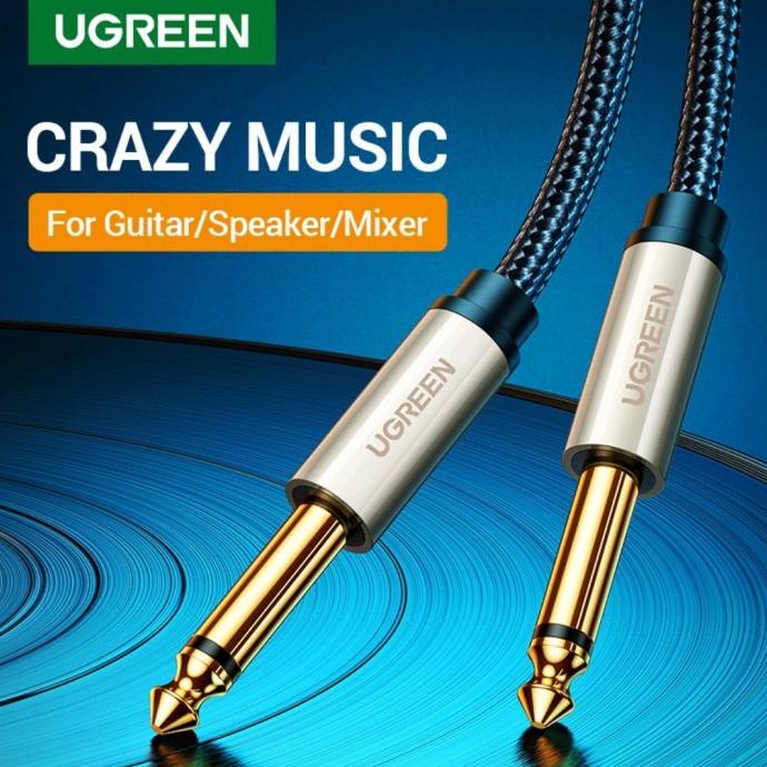 Ugreen Kabel Jack 6.5Mm / 6.35Mm To 6.35 Mm Male - Ugreen Jack 6.35Mm