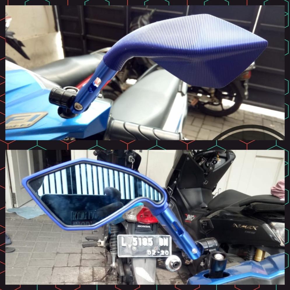 Termurah Promo  Spion Tomok Kecil Standing Almini Cnc Universal Motor Beat Fi Scoopy Vario 125 150 P