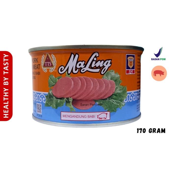 

Ma Ling Luncheon Pork Tts Canned Daging Ham Babi Non Halal 397 055